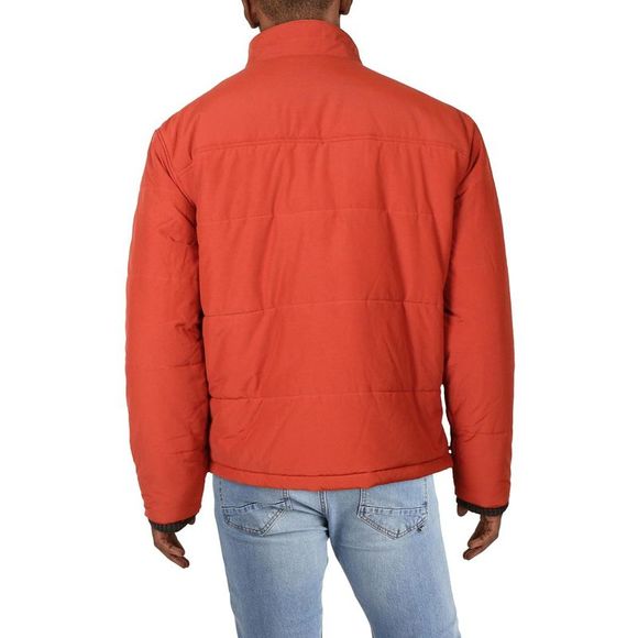 Johnston & Murphy Mens Red Faux Fur Trim Utility Parka Coat Outerwear NWT - Picture 2 of 2